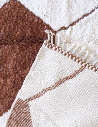Moroccan Custom Bold Modern Rug - Echoes of love 44