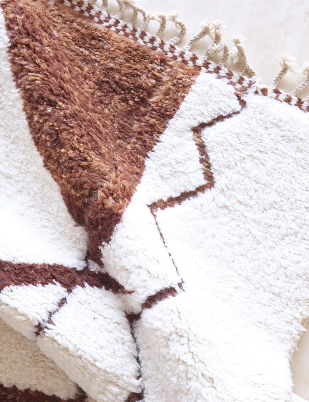 Moroccan Custom Bold Modern Rug - Echoes of love 44