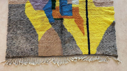 Moroccan Abstract Beni Mrirt Wool Rug 10.1 x 6.5 ft / 308 x 200 cm - Surcoma