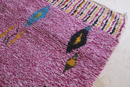 Moroccan Abstract Colorful Wool Rug 9.4 x 6.7 ft / 285 x 205 cm - Surcoma