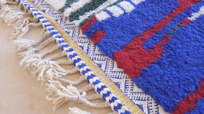 Moroccan Abstract Wool Rug 9.5 x 8.2 ft / 290 x 250 cm - Surcoma