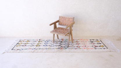 Moroccan Azilal Runner Rug 9.2 x 2.6 ft / 280 x 80 cm - Surcoma