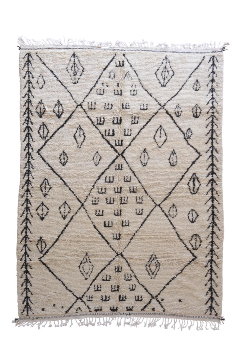 2020's Moroccan Azilal Wool Rug 11.6 x 8 ft / 353 x 246 cm