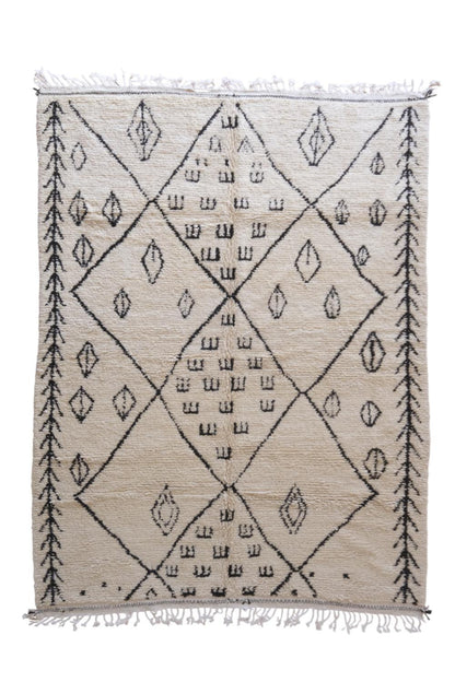 Moroccan Azilal Wool Rug 11.6 x 8 ft / 353 x 246 cm - Surcoma