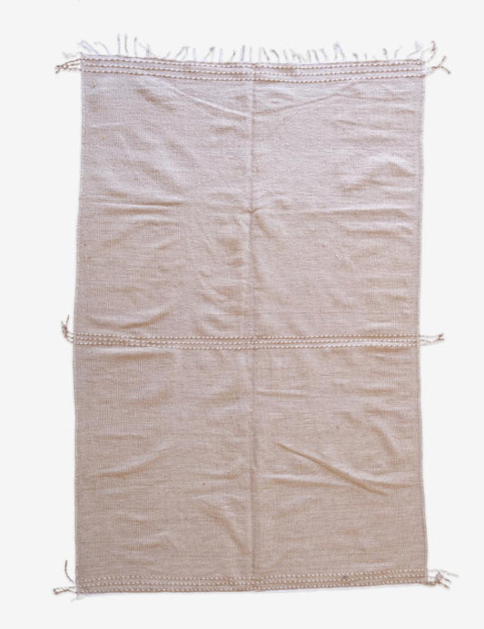 Moroccan Beige Kilim Zanafi 10.7 x 6.7 ft / 327 x 205 cm