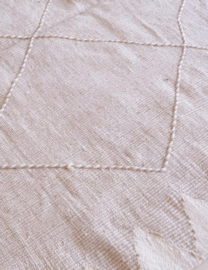Moroccan Beige Kilim Zanafi 10.6 x 6.3 ft / 324 x 193 cm - Surcoma