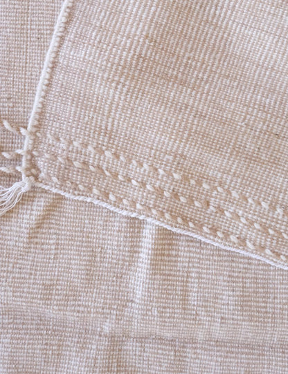 Moroccan Beige Kilim Zanafi 10.7 x 6.7 ft / 327 x 205 cm - Surcoma