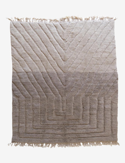 Moroccan Beni MRirt Wool Rug 11.5 x 8.9 ft / 352 x 272 cm - Surcoma