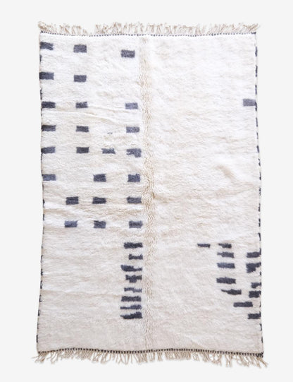 Custom Moroccan Beni Mrirt Wool Rug - Surcoma