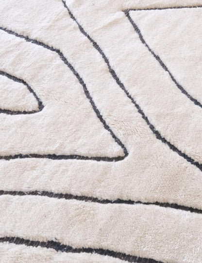 Moroccan Beni Mrirt Wool Rug 13.5 x 10.9 ft / 410 x 335 cm - Surcoma