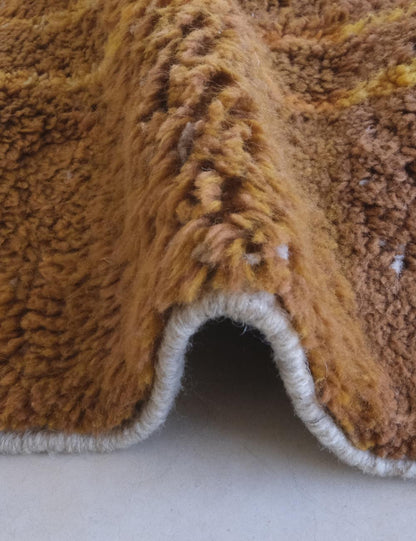 Neutral Beni Mrirt Moroccan wool  Rug