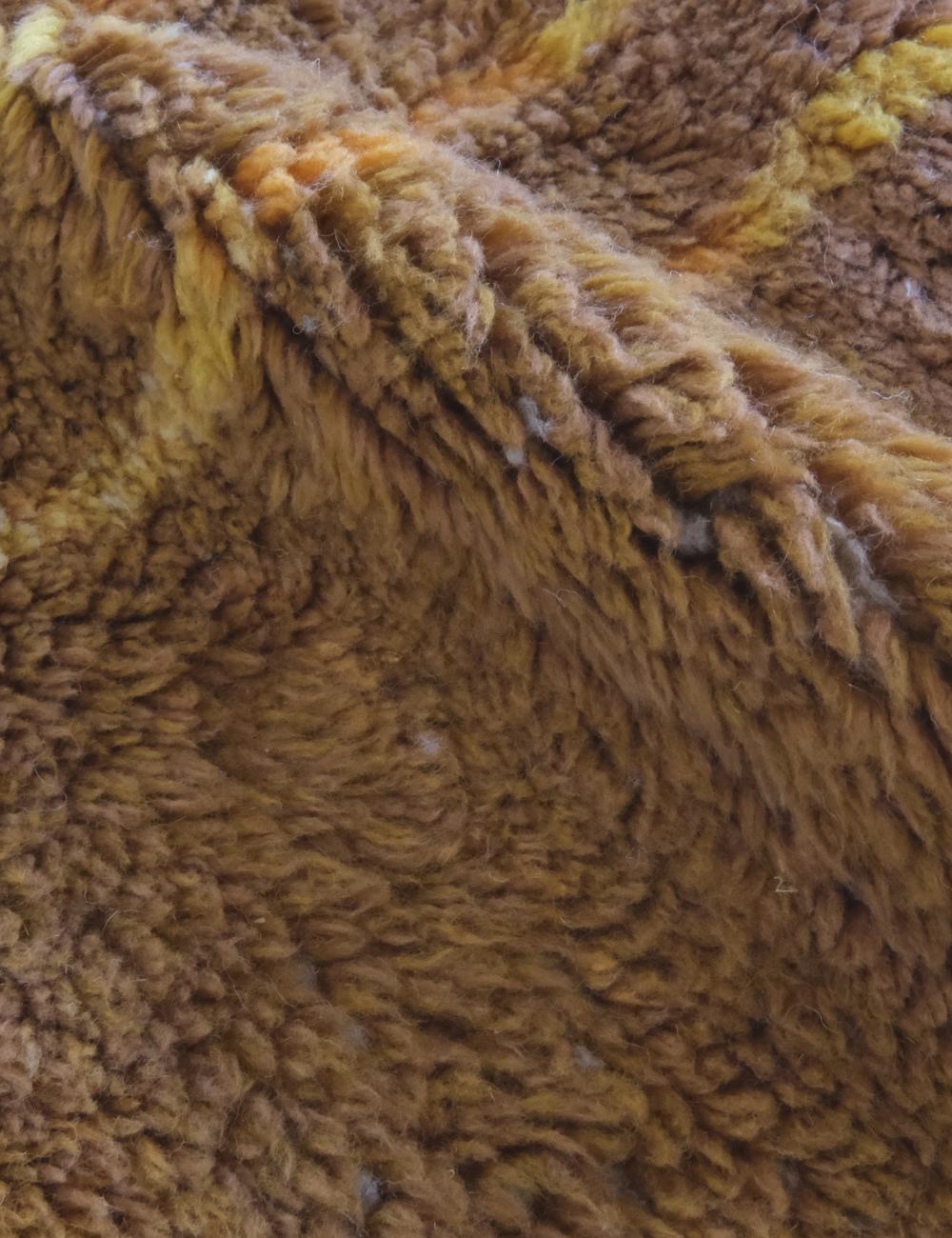 Neutral Beni Mrirt Moroccan wool  Rug