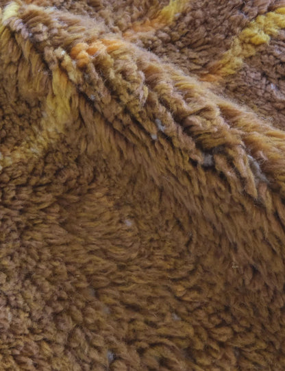 Neutral Beni Mrirt Moroccan wool  Rug