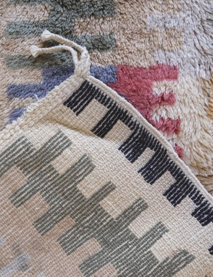 Moroccan Beni Mrirt Runner Rug 9.9 x 2.8 ft / 303 x 87 cm - Surcoma