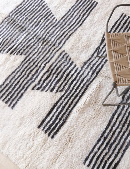 Moroccan Beni Mrirt Wool Rug 10 x 6.7 ft / 306 x 207 cm - Surcoma
