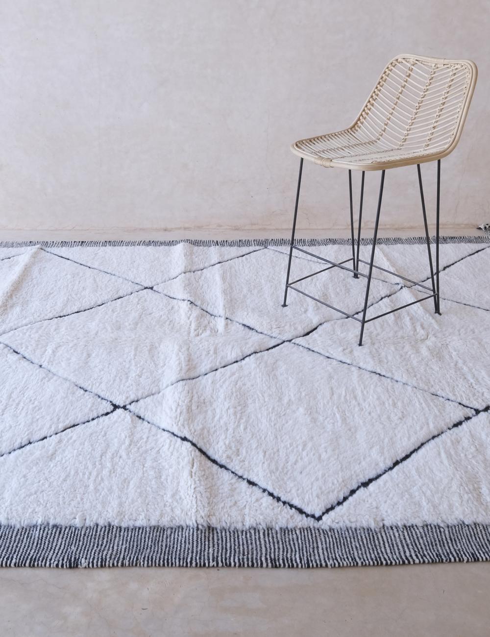 Moroccan Custom Beni Ourain Style Rug