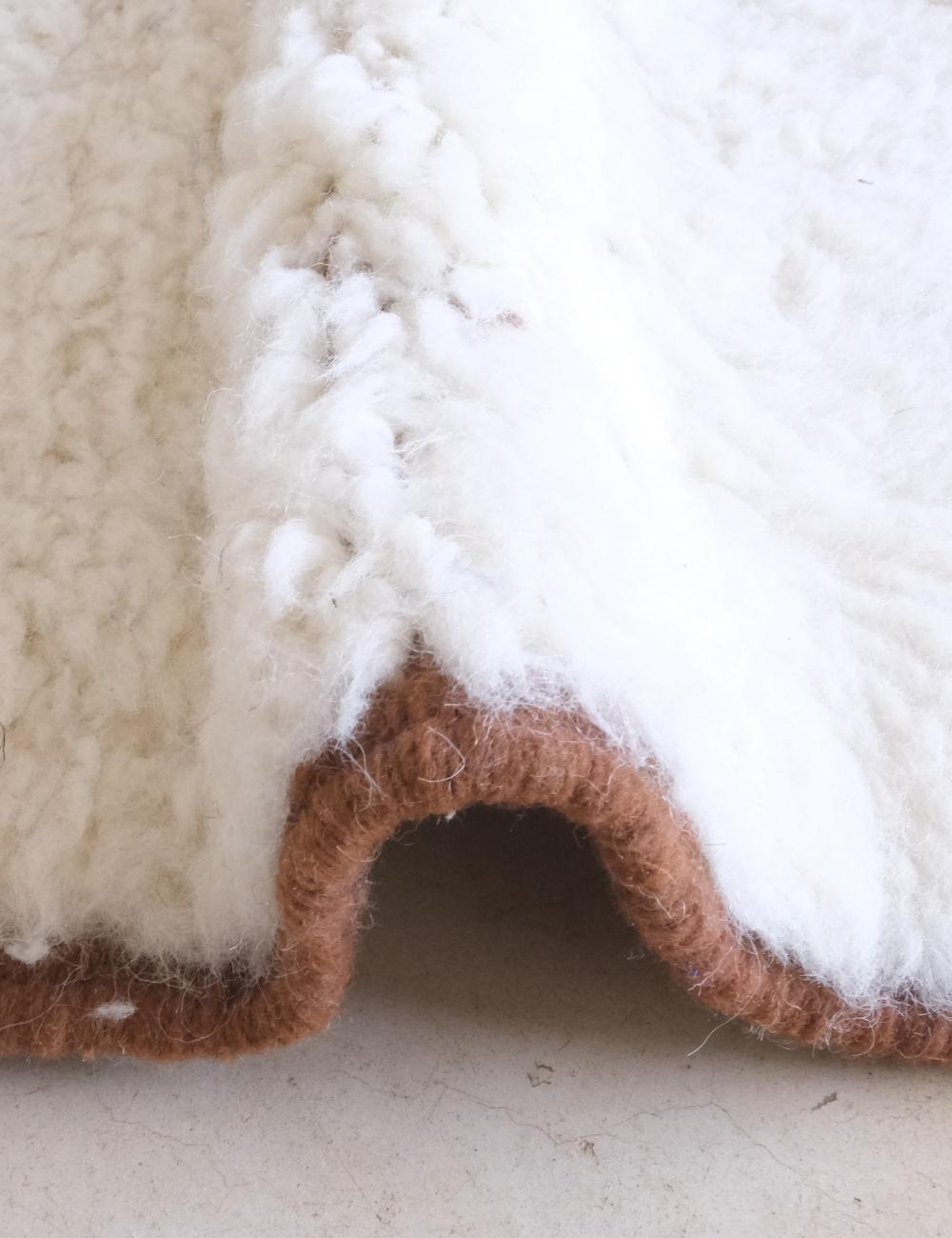 Textured minimalism Moroccan Custom Rug - Forma 46