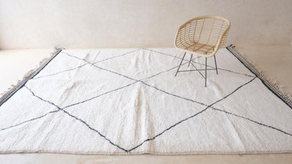 Beni Ourain Rug 11.4 x 8.2 ft / 348 x 251 cm - Surcoma