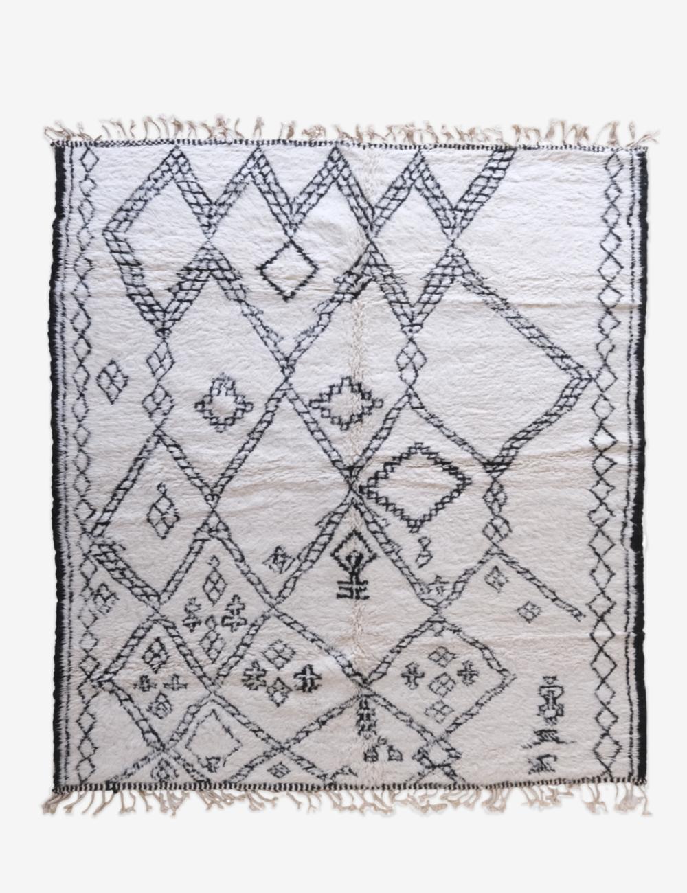Beni Ourain Style Moroccan Rug - Echoes Of Love 21