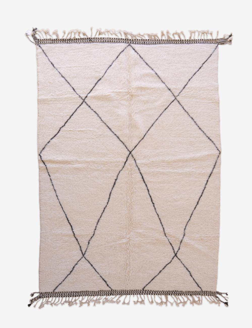 Custom White Beni Ourain Rug - Beni Ourain 08