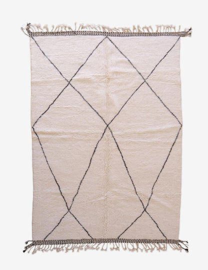 Custom White Beni Ourain Rug - Beni Ourain 08