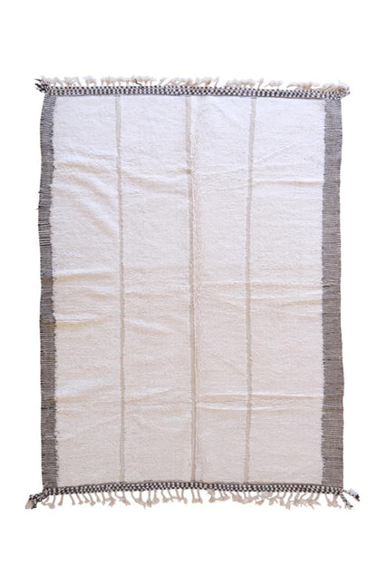 Moroccan Beni Ourain Wool Rug 11.4 x 7.8 ft / 347 x 239 cm - Surcoma