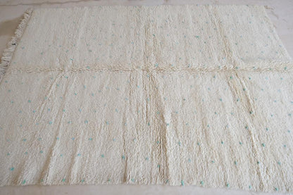 Moroccan Beni Ourain Wool Rug 9.7 x 6.7 ft / 297 x 205 cm - Surcoma