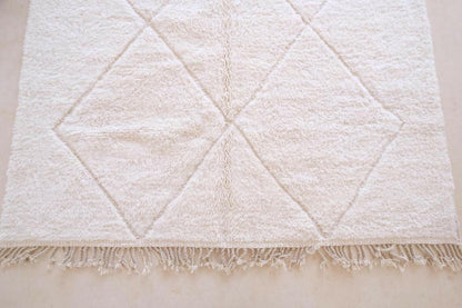 Moroccan Beni Ourain Wool Rug 10.2 x 6.5 ft / 310 x 200 cm - Surcoma