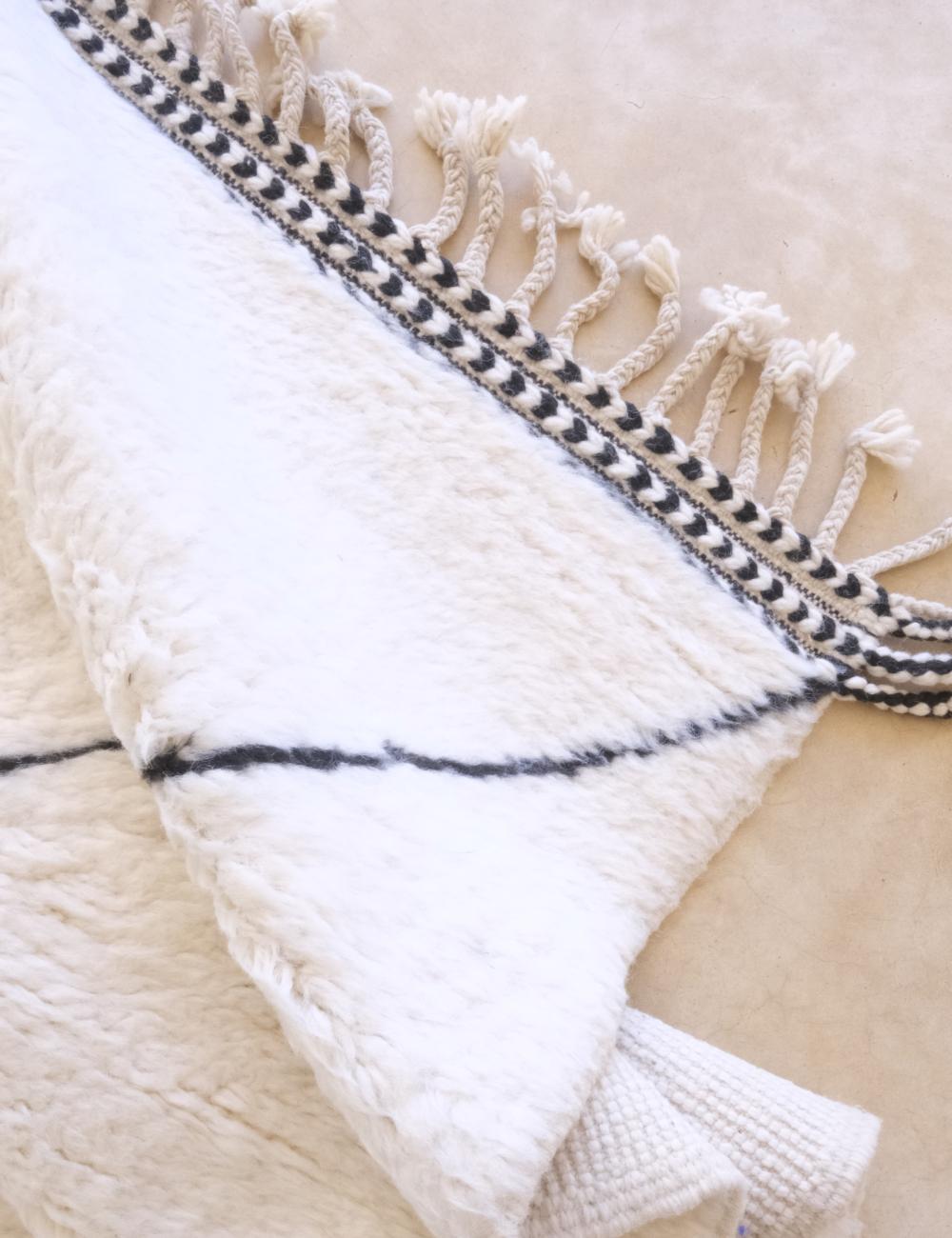 Custom White Beni Ourain Rug - Beni Ourain 08