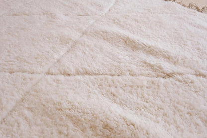 Moroccan Beni Ourain Wool Rug 10.2 x 6.5 ft / 310 x 200 cm - Surcoma