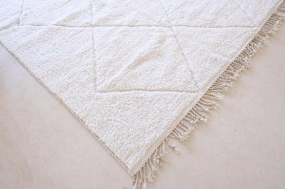 Moroccan Beni Ourain Wool Rug 10.2 x 6.5 ft / 310 x 200 cm - Surcoma