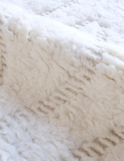 Made to Order White Moroccan Rug - Beni Ourain 06