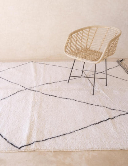 Custom White Beni Ourain Rug - Beni Ourain 08