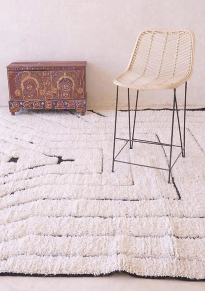 Beni Ourain Rug - 9 x 7.9 ft / 275 x 243 cm - Surcoma