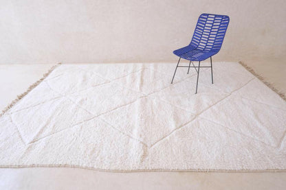 Moroccan Beni Ourain Wool Rug 10.2 x 6.5 ft / 310 x 200 cm - Surcoma