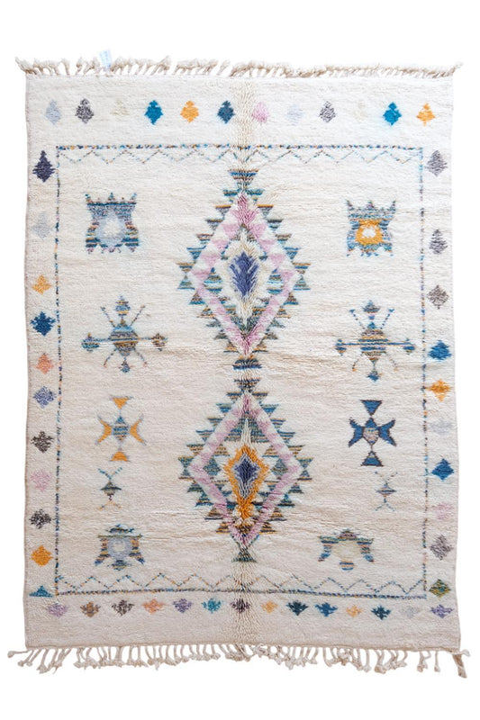 Moroccan Boujad Wool Rug 9.6 x 6.7 ft / 292 x 206 cm