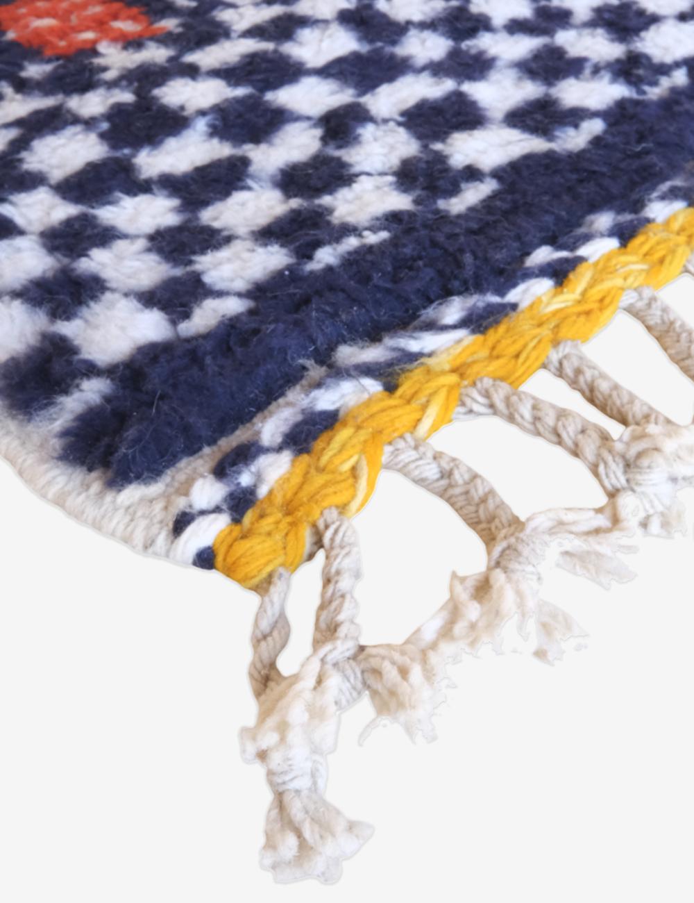 Colorful Custom Moroccan Wool Rug - Echoes Of Love 31