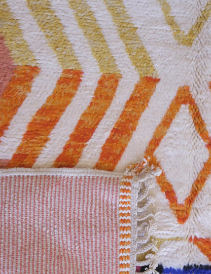 Coral Custom Moroccan Rug - Echoes Of Love 45