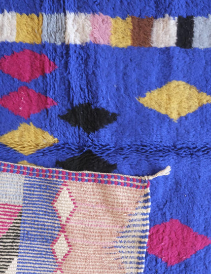 Moroccan Boujad Wool Rug 9.7 x 6.4 ft / 296 x 195 cm - Surcoma