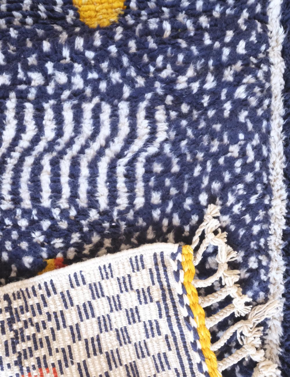 Colorful Custom Moroccan Wool Rug - Echoes Of Love 31