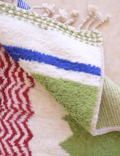 Custom Colorful Moroccan Art Rug - Forma 76