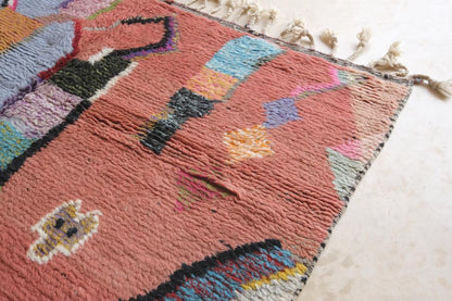 Moroccan Boujad Wool Rug 9.4 x 6.9 ft / 288 x 211 cm - Surcoma