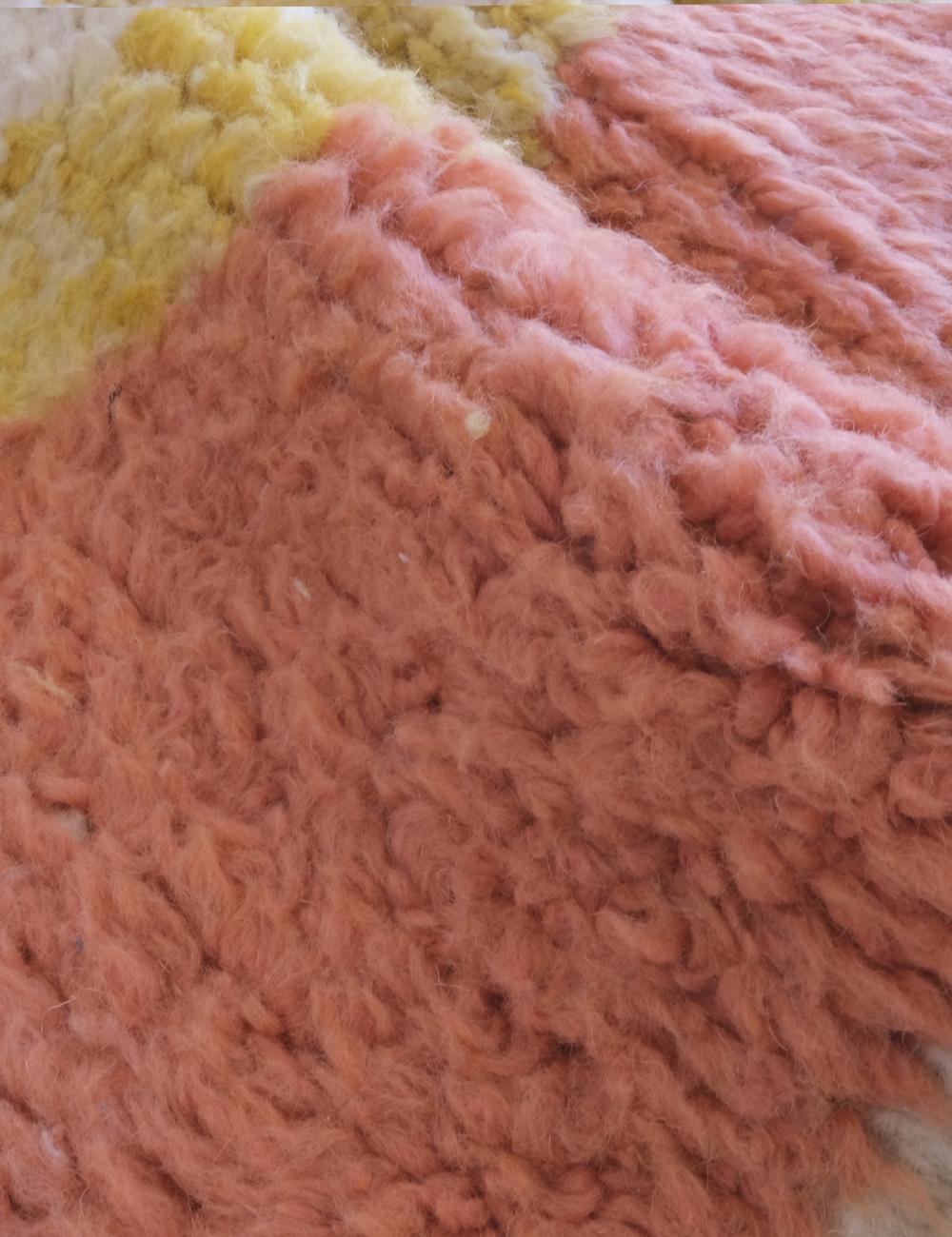 Coral Custom Moroccan Rug - Echoes Of Love 45