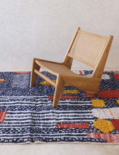 Colorful Custom Moroccan Wool Rug - Echoes Of Love 31