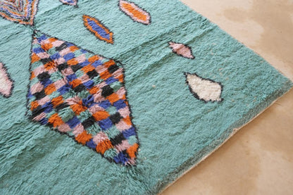 Moroccan Boujad Wool Rug 10.2 x 7.2 ft / 310 x 220 cm - Surcoma