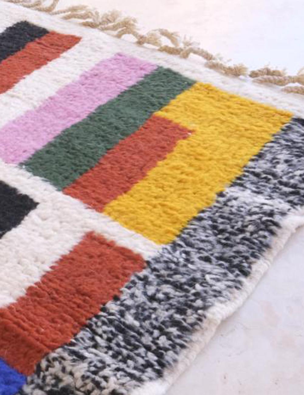 Custom Colorful Abstract Moroccan Rug - Echoes Of Love 55