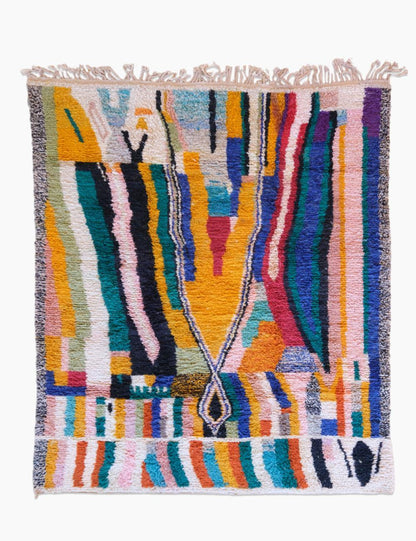 Colorful Abstract Custom Rug - Echoes Of Love 01 - Surcoma