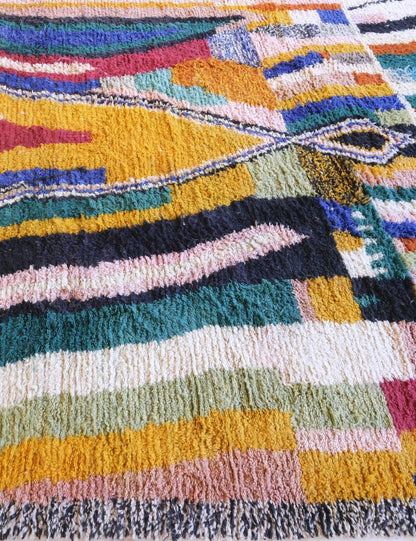 Colorful Abstract Custom Rug - Echoes Of Love 01 - Surcoma
