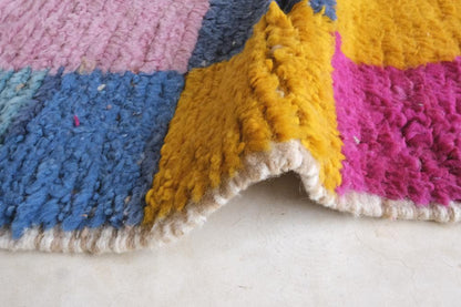 Colorful Boujad Wool Rug 9.8 x 6.7 ft / 300 x 207 cm - Surcoma