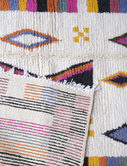 Moroccan Colorful Rug 9.7 x 6.7 ft / 295 x 207 cm - Surcoma
